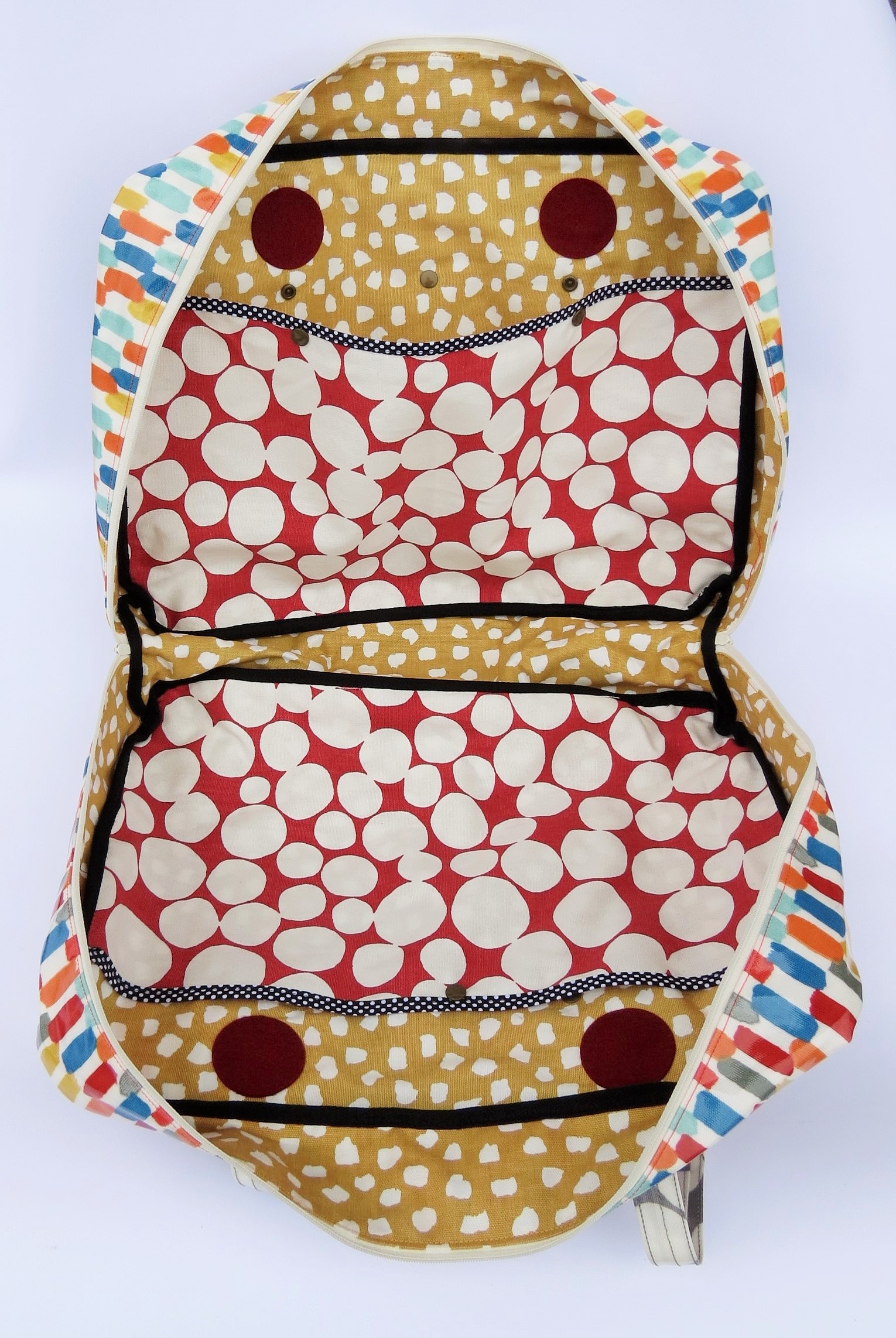 Sac valise grandes poches interieures